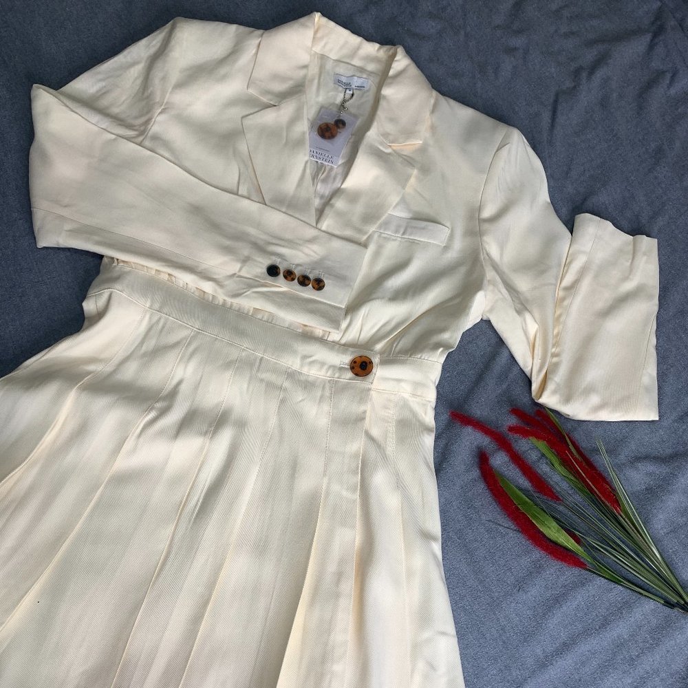 Vestido blanco Danielle Bernstein White Dress